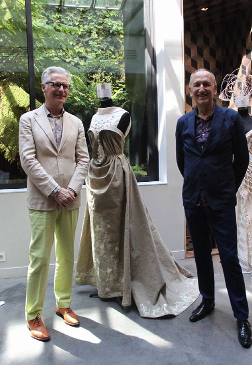 Création Martin Letz pour Ultralin avec les pièces céramiques de Fanny Acquart Gensollen